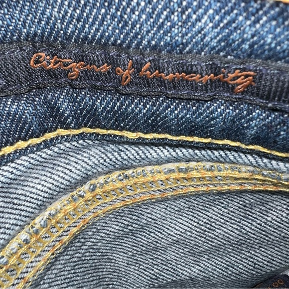 Citizens of Humanity Womens Size 27 Cut Off Denim Shorts The Rose #099 Stretch - Picture 8 of 10